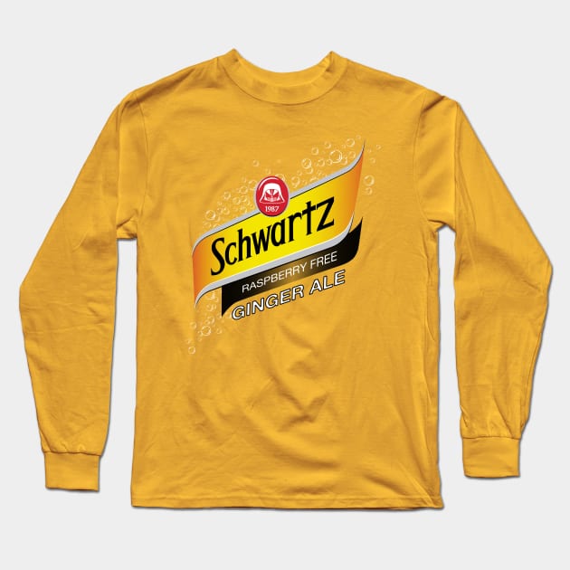 Schwartz Ginger Ale Long Sleeve T-Shirt by shumaza